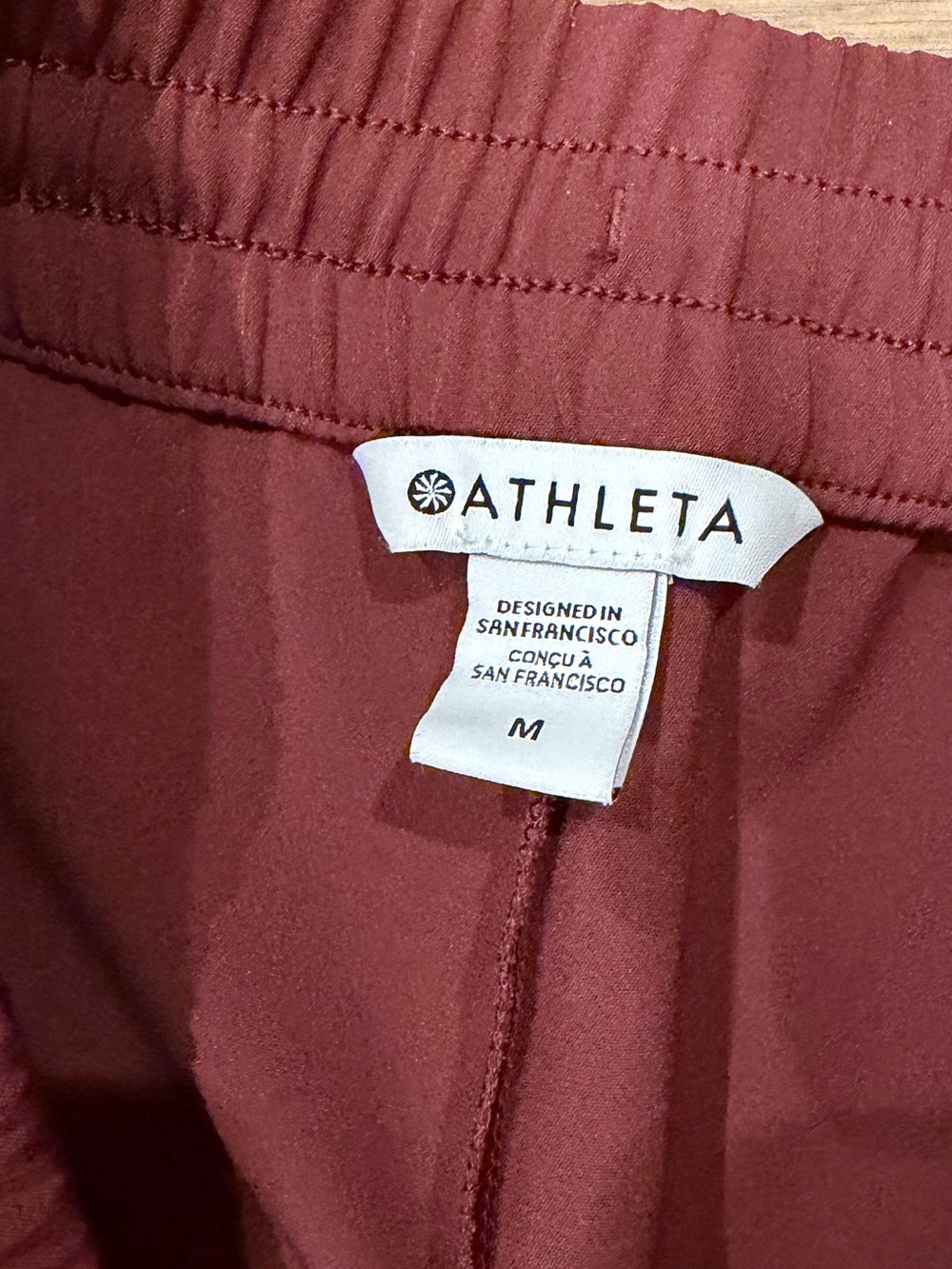 ATHLETA Endeavor High Rise Rust Wide-Leg Women's Pants Size Medium - Picture 6 of 12